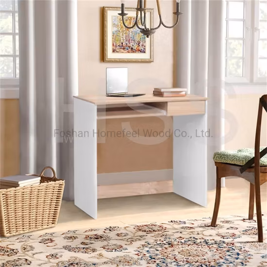 モダンな木製子供子供家具ホームスタディテーブルラップトップコンピュータデスク (HF)