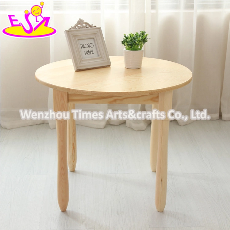 Wholesale Cheap Primary School Wooden Kids Round Table and Chairs for Study W08g232