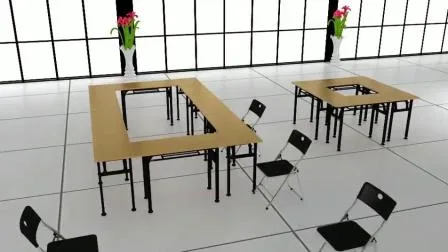 現代の教室子供学童リビングルーム家具椅子デスク会議学習テーブル